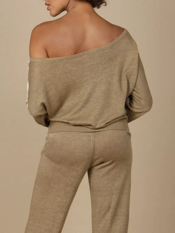 100% Leinen Pullover GLORIA No. 2 Mit Spitze Von Marjolaine 8 100% Leinen Pullover GLORIA No. 2 Mit Spitze Von Marjolaine – Bild 6