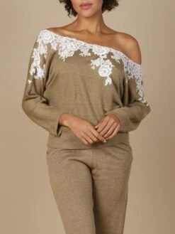 100% Leinen Pullover GLORIA No. 2 Spitze Von Marjolaine 12 100% Leinen Pullover GLORIA No. 2 Spitze Von Marjolaine -Marlies Dekkers Verkaufsgeschäft leinen pullover gloria 9glo0501 bronze naturel marjolaine 3