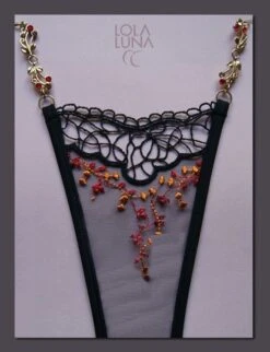 Lola Luna String JULIETTE Schwarz-rost -Marlies Dekkers Verkaufsgeschäft lola luna string juliette