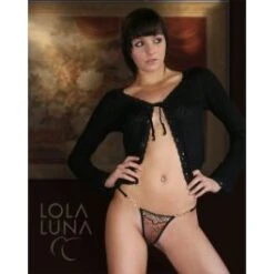 Lola Luna String JULIETTE Schwarz-rost
