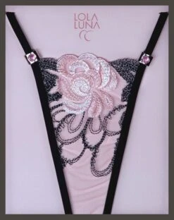Lola Luna String VANINA Schwarz-rosé Geschlossen -Marlies Dekkers Verkaufsgeschäft lola luna string vanina closed 3 1