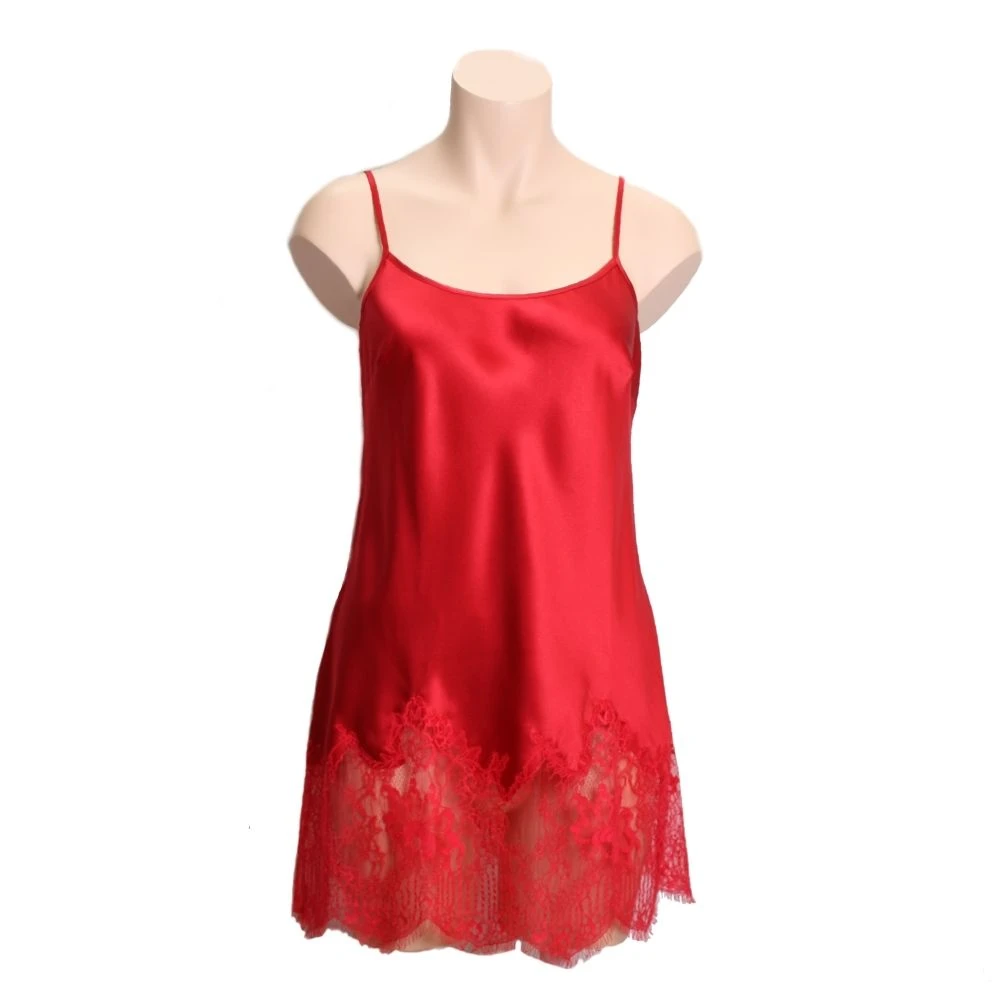 100% Seide Mini Combinette CHANTAGE Kurz Mit Spitze Von Marjolaine 6 100% Seide Mini Combinette CHANTAGE Kurz Mit Spitze Von Marjolaine – Bild 4