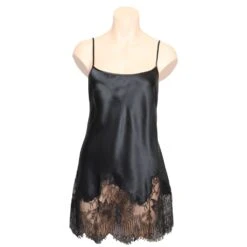 100% Seide Mini Combinette CHANTAGE Edle Spitze Von Marjolaine -Marlies Dekkers Verkaufsgeschäft mini combinette chantage 301 schwarz marjolaine