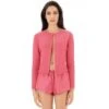 Bettjacke MOHAIR Rosa Von Luna Di Seta -Marlies Dekkers Verkaufsgeschäft mohair strickjacke vlst60721 9717 rosa luna di seta