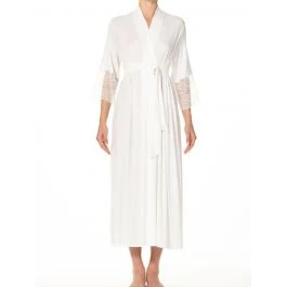 Morgenmantel BEATRICE Sahneweiß Aus Modal Von Imec 3 Morgenmantel BEATRICE Sahneweiß Aus Modal Von Imec