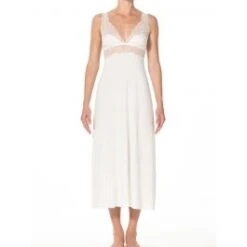 Neglige Lang BEATRICE Sahneweiß Aus Modal Von Imec