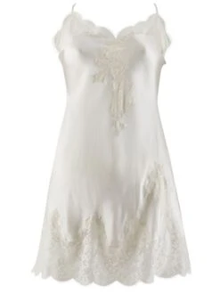 100% Seide Negligé SOIE D´AMOUR Exquisit Aubade -Marlies Dekkers Verkaufsgeschäft negligee seide perlmut ms40 soie d amour aubade 3 1