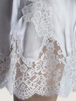 100% Seide Negligé SOIE D´AMOUR Von Aubade 34 100% Seide Negligé SOIE D´AMOUR Von Aubade -Marlies Dekkers Verkaufsgeschäft negligee seide silber ms40 soie d amour aubade 4