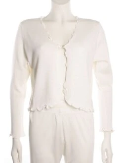 Cardigan ORCHIDEA Merino Von Paolucci -Marlies Dekkers Verkaufsgeschäft paolucci cardigan orchidea wollweiss