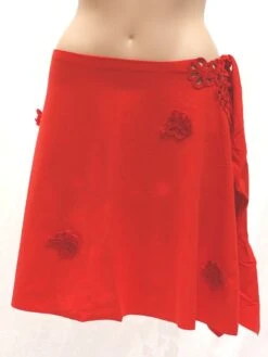 Makramee Pareo CHAINE Von Nicole Olivier -Marlies Dekkers Verkaufsgeschäft pareo chaine rot nicole olivier 2 1