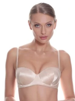 Satin Balconette Push-Up BH Gold-creme Von Prelude Milano -Marlies Dekkers Verkaufsgeschäft push up bh satin gold ys242 prelude milano 1