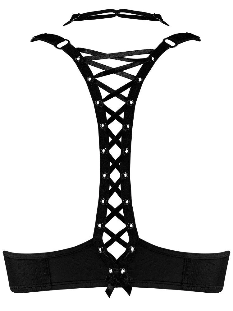 Push-Up BH ANGEL OF HARLEM Schwarz Von Marlies Dekkers 7 Push-Up BH ANGEL OF HARLEM Schwarz Von Marlies Dekkers – Bild 5