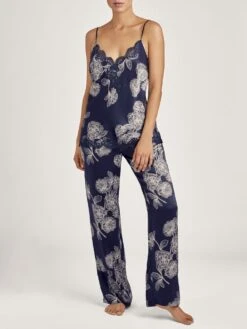 100% Seide Hose TOI MON AMOUR Von Aubade 21 100% Seide Hose TOI MON AMOUR Von Aubade -Marlies Dekkers Verkaufsgeschäft pyjamahose toi mon amour qs60 nachtblau aubade 4