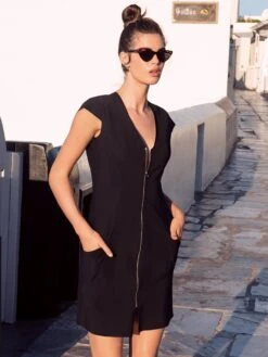 Reisekleid AMI 51 Schwarz Von Pain De Sucre -Marlies Dekkers Verkaufsgeschäft reisekleid ami schwarz pain de sucre 2