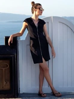 Reisekleid AMI 51 Schwarz Von Pain De Sucre -Marlies Dekkers Verkaufsgeschäft reisekleid ami schwarz pain de sucre