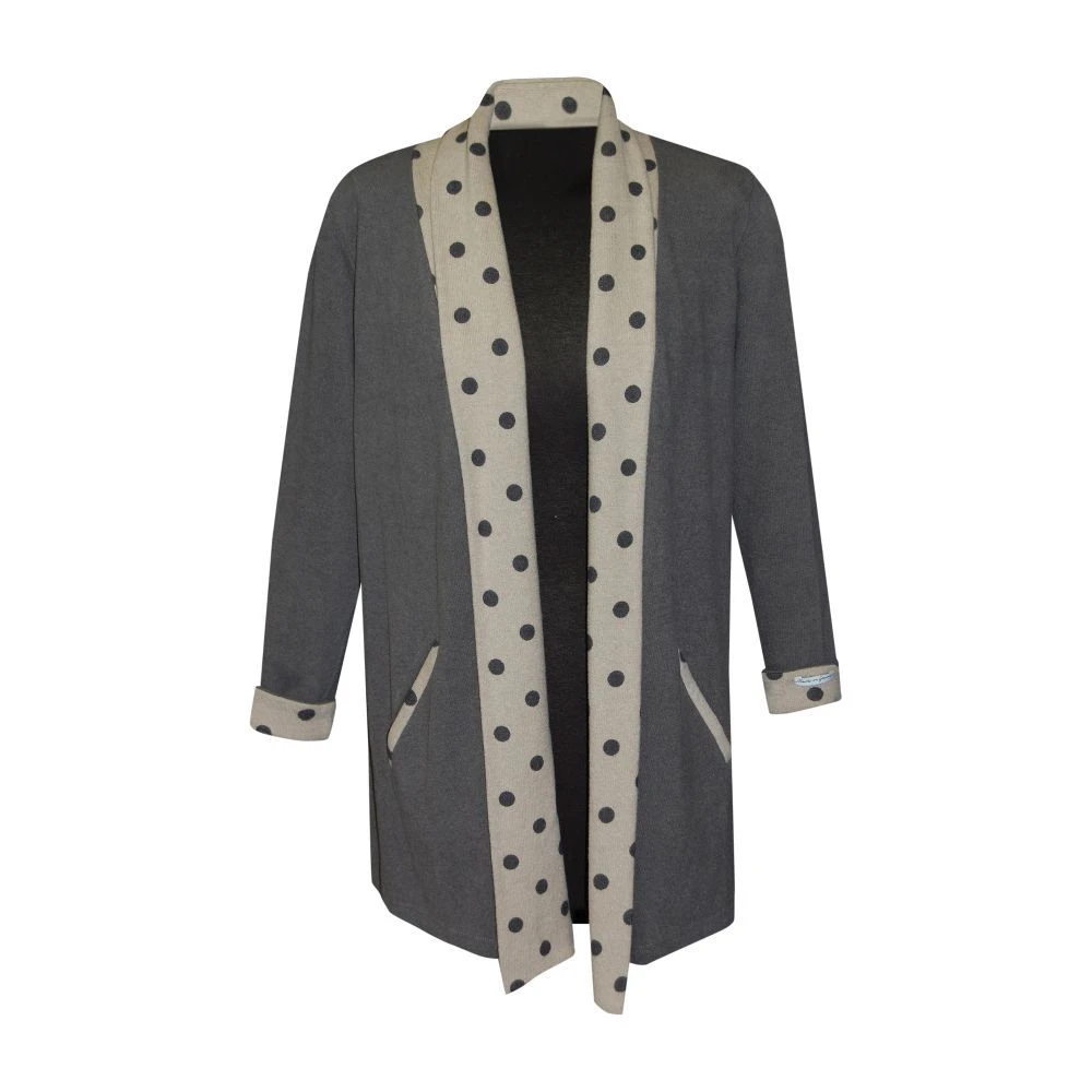 Kuschel-Baumwolle Hausjacke CASUAL Von Gattina 5 Kuschel-Baumwolle Hausjacke CASUAL Von Gattina – Bild 3