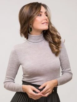 Merinowolle Seide ROLLKRAGEN SHIRT Von Artimaglia 16 Merinowolle Seide ROLLKRAGEN SHIRT Von Artimaglia -Marlies Dekkers Verkaufsgeschäft rollkragen shirt wolle seide 29904 avena beige artimaglia 1