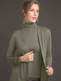 Merinowolle Seide ROLLKRAGEN SHIRT Von Artimaglia -Marlies Dekkers Verkaufsgeschäft rollkragen shirt wolle seide 29904 kaki artimaglia