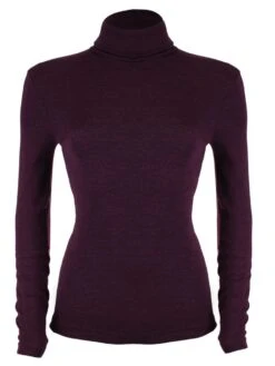 Merinowolle Seide ROLLKRAGEN SHIRT Von Artimaglia -Marlies Dekkers Verkaufsgeschäft rollkragen shirt wolle seide 29904 lila artimaglia