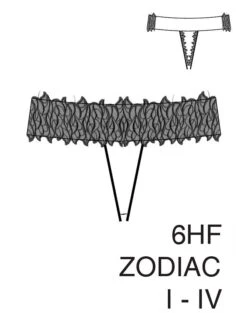 Satin- String Mit Spitze ZODIAC Von R Crescentini 8 Satin- String Mit Spitze ZODIAC Von R Crescentini -Marlies Dekkers Verkaufsgeschäft satin string zodiac spitze r crescentini