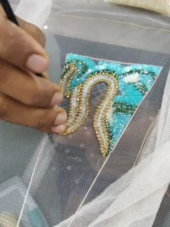 Lola Luna String KAMALA CLOSED Petrol-gold -Marlies Dekkers Verkaufsgeschäft schmuckstring kamala lola luna 2 1