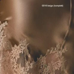 100% Seide Seidentop RARE Mit Spitze Von Marjolaine -Marlies Dekkers Verkaufsgeschäft seide 0016 beige marjolaine 1 1