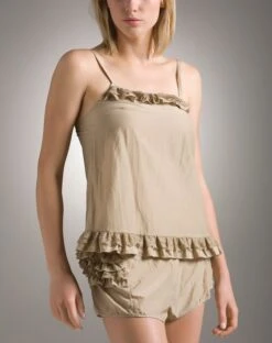 Shorts ANGEL FLIRT Suite B -Marlies Dekkers Verkaufsgeschäft seide batist camisole shorts khaki angel flirt suiteb