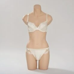 Luxus Seiden-BH ROSE Von Exilia -Marlies Dekkers Verkaufsgeschäft seide bh rose mit slip rachela gold creme exilia
