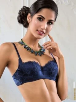 Seta Superior Stretchseide Balconette-BH VIGOROSO Von Cotton Club 13 Seta Superior Stretchseide Balconette-BH VIGOROSO Von Cotton Club -Marlies Dekkers Verkaufsgeschäft seide bh vigoroso dunkelblau seta superior cotton club 2