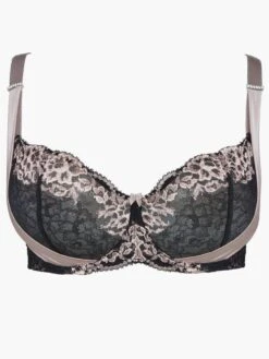 Seide Bügel BH FEMME GLAMOUR Altrosa-schwarz Von Aubade -Marlies Dekkers Verkaufsgeschäft seide buegel bh md14 altrosa femme glamour aubade 2