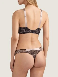 Seide Bügel BH FEMME GLAMOUR Altrosa-schwarz Von Aubade -Marlies Dekkers Verkaufsgeschäft seide buegel bh md14 altrosa femme glamour aubade 5