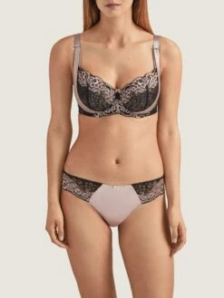 Seide Bügel BH FEMME GLAMOUR Altrosa-schwarz Von Aubade -Marlies Dekkers Verkaufsgeschäft seide buegel bh md14 altrosa femme glamour aubade 6