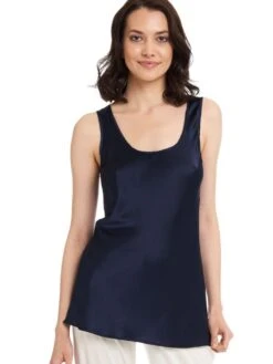 Seide Camisole Top SEDUZIONE DI SETA Von Gattina -Marlies Dekkers Verkaufsgeschäft seide camisole top 381486 navy dunkelblau seduzione di seta gattina