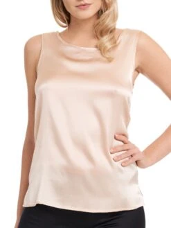 Seide Camisole Top SEDUZIONE DI SETA Uni Von Gattina -Marlies Dekkers Verkaufsgeschäft seide camisole top 381486 pearly pink seduzione di seta gattina 1 1