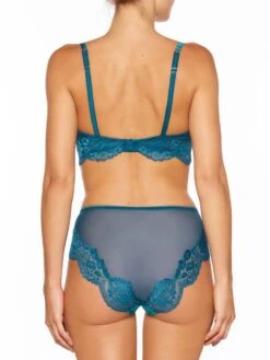 Seide Triangel BH ADRIANA Von Millesia -Marlies Dekkers Verkaufsgeschäft seide dessous adriana m1325 m1385 tuerkis blau millesia lingerie 2