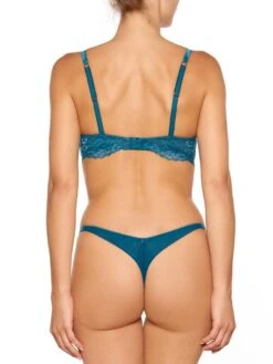 Seide Push-Up BH ADRIANA Von Millesia -Marlies Dekkers Verkaufsgeschäft seide dessous adriana m1332 m3188 tuerkis blau millesia lingerie 2