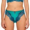 Seide Hoher Slip ADRIANA Von Millesia 2 Seide Hoher Slip ADRIANA Von Millesia -Marlies Dekkers Verkaufsgeschäft seide hoher slip adriana m1385 tuerkis blau millesia lingerie 1
