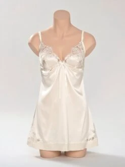 Luxus Seiden-Nighty RAPHAELA Von Exilia -Marlies Dekkers Verkaufsgeschäft seide nighty raphaela gold creme exilia 2 1