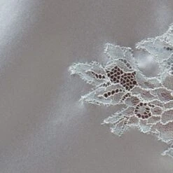 Seide Slip ONICE Von Cotton Club -Marlies Dekkers Verkaufsgeschäft seide silber grigio cotton club 2 1