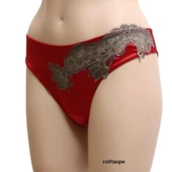 Seta Superior Stretchseide Slip FORTE Von Cotton Club 30 Seta Superior Stretchseide Slip FORTE Von Cotton Club -Marlies Dekkers Verkaufsgeschäft seide slip forte rot taupe cotton club f