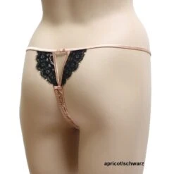 Seta Superior Stretchseide String SUBLIME Von Cotton Club -Marlies Dekkers Verkaufsgeschäft seide string sublime apricot schwarz cotton club b