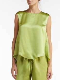 Seidentop BIANCA Von Vivis -Marlies Dekkers Verkaufsgeschäft seide top bianca apfelgruen vivis 2 1 1 1