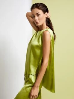 Seidentop BIANCA Von Vivis -Marlies Dekkers Verkaufsgeschäft seide top bianca apfelgruen vivis 1 1 1