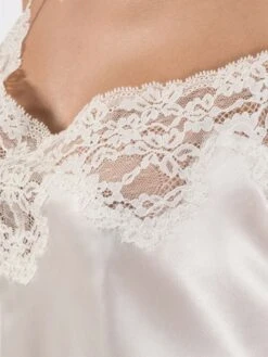 100% Seide Top CRÉPUSCULE SATINÉ Naturweiß Von Aubade -Marlies Dekkers Verkaufsgeschäft seide top crepuscule satinee vi38 nacre aubade 2