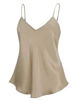 100% Seide Trägertop KLASSIK SATIN Unifarben Von Eva B. Bitzer -Marlies Dekkers Verkaufsgeschäft seide traegertop 27318213 skin bitzer 1 1