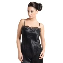 Seiden-Longtop JARDIN Mit Spitze Von Marjolaine 17 Seiden-Longtop JARDIN Mit Spitze Von Marjolaine -Marlies Dekkers Verkaufsgeschäft seidentop jardin schwarz marjolaine 1 1 1 1 1