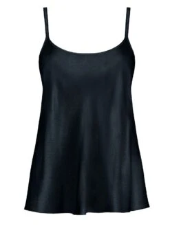 100% Seide Trägertop CLASSICO No. 2 Von Luna Di Seta -Marlies Dekkers Verkaufsgeschäft seidentop rundhals vlst08010 schwarz luna di seta 2