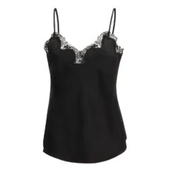 100% Seidentop SATIN + LACE Kurz Von Eva B. Bitzer -Marlies Dekkers Verkaufsgeschäft seidentop satin lace 29314413 schwarz komplett bitzer 1