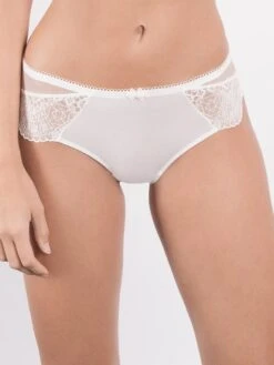 MAISON LEJABY Tüll Brasiliana Panty WHISPER Von Maisonlejaby -Marlies Dekkers Verkaufsgeschäft short wei lilie 19369 whisper maison lejaby 1
