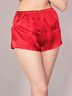 100% Seide SHORTS Von Eva B. Bitzer KLASSIK SATIN -Marlies Dekkers Verkaufsgeschäft shorts seide satin 27318245 rubin eva bitzer 2 1
